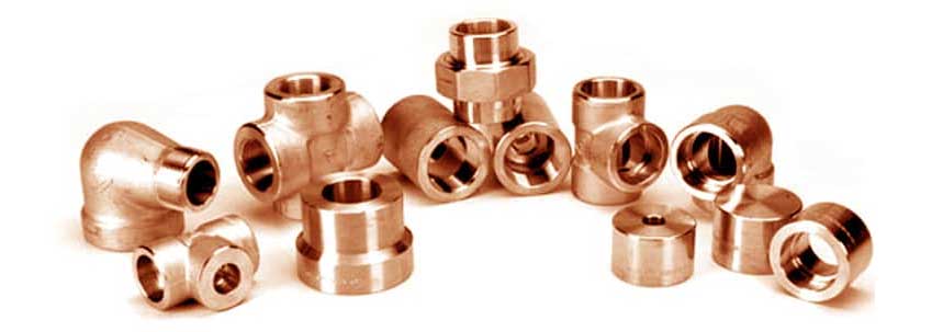 Cupro Nickel 90 Threaded Forged Fittings