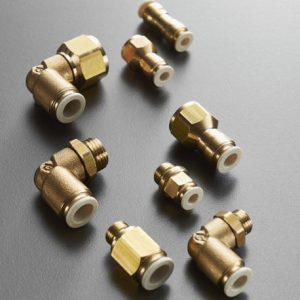 Bronze compression tube fittings