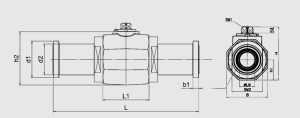 KHM (MKH) hydraulic ball valve